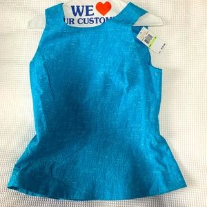 Michael Kors baby blue fancy top size 4
